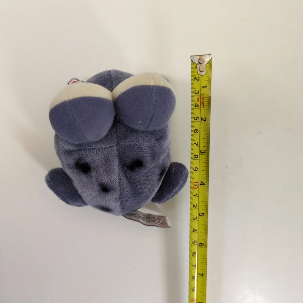 NWT Gund Plush Frog Purple Gray Spotted Stuffed Animal‎ Gotta Getta Retired